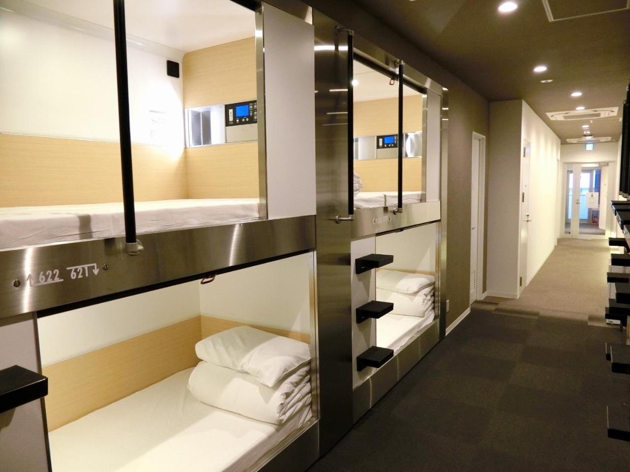 Capsule Hotel Valie Ebisucho Ōsaka Exterior foto